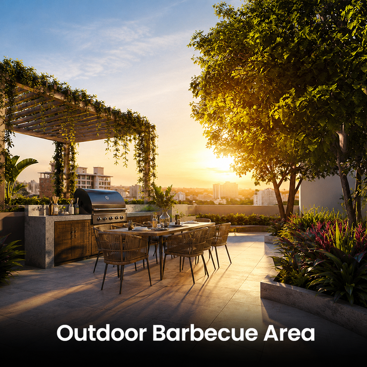 Outdoor Barbecue Area